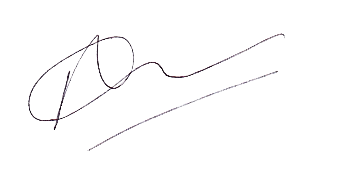 Dr Andrew Threadgold's signature