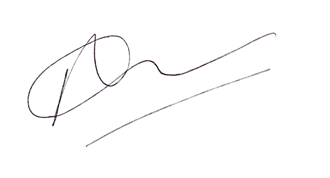 Dr Andrew Threadgold's signature