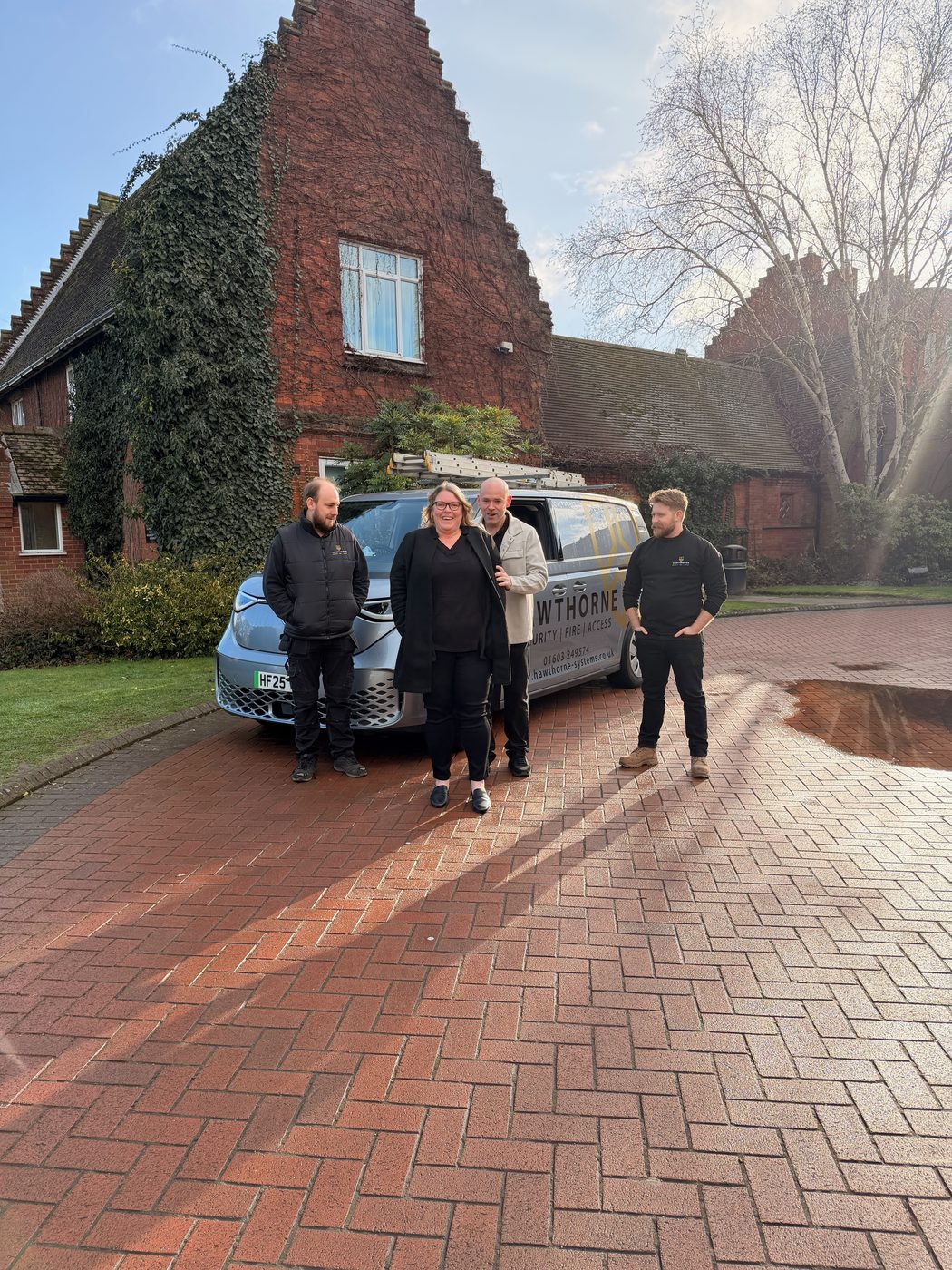 The Hawthorne engineering and office team